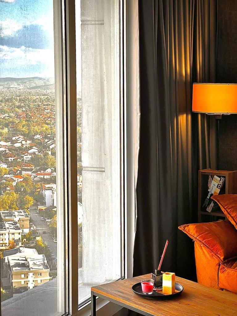 Alfred Sky Smart Apartment 29Th Spa Included Скоп'є Екстер'єр фото