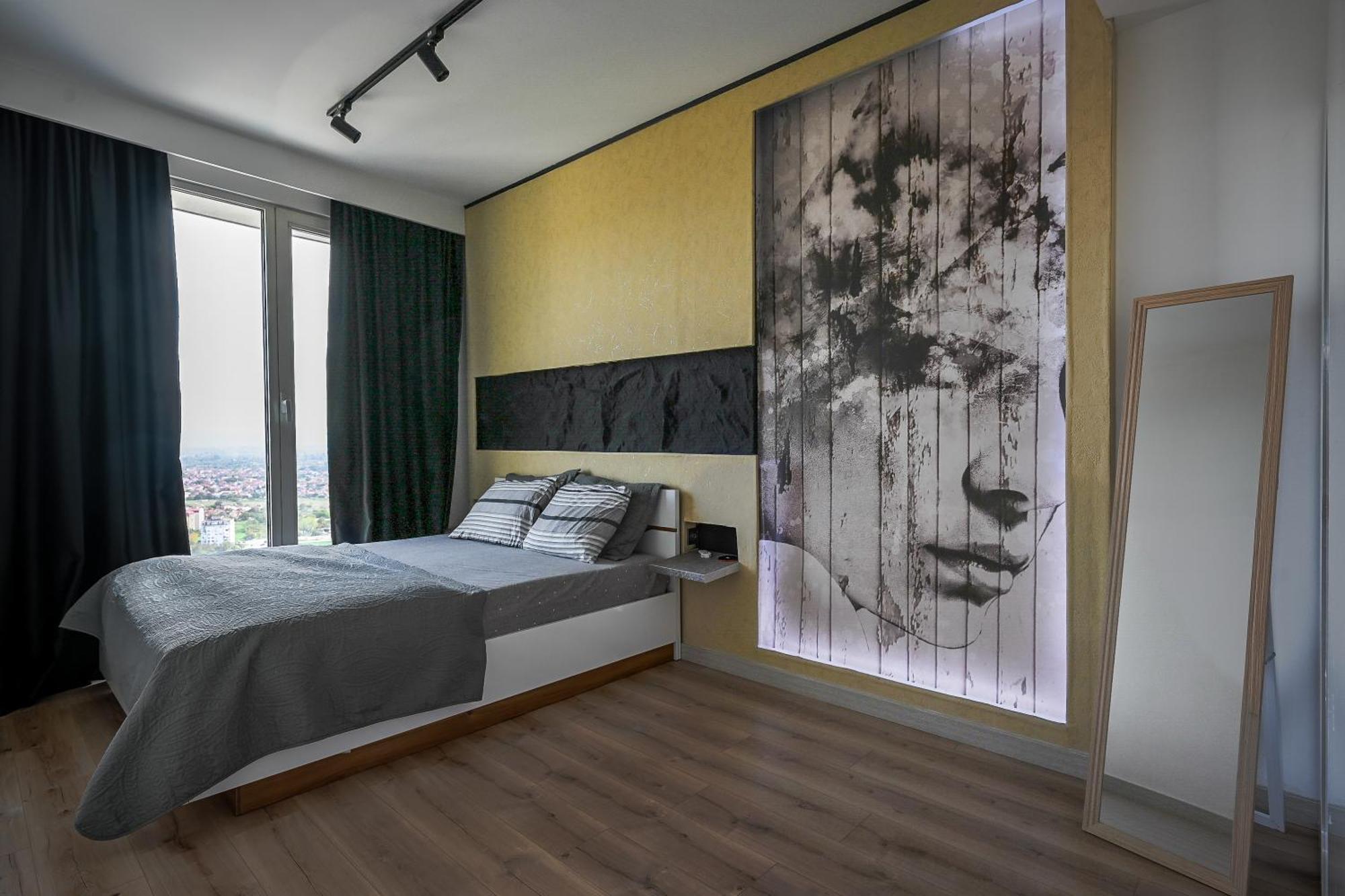 Alfred Sky Smart Apartment 29Th Spa Included Скоп'є Екстер'єр фото
