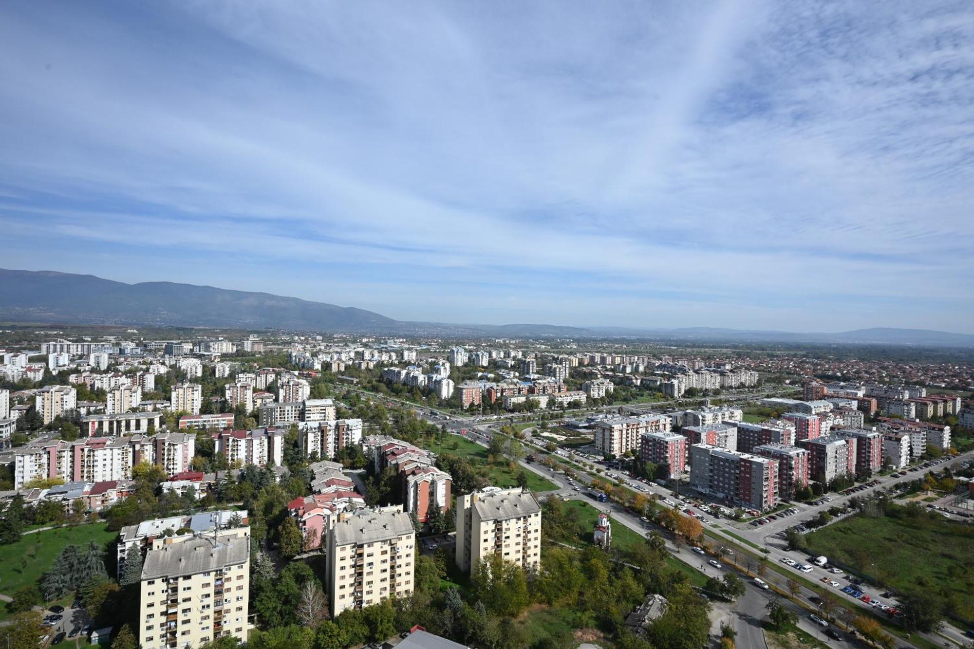 Alfred Sky Smart Apartment 29Th Spa Included Скоп'є Екстер'єр фото